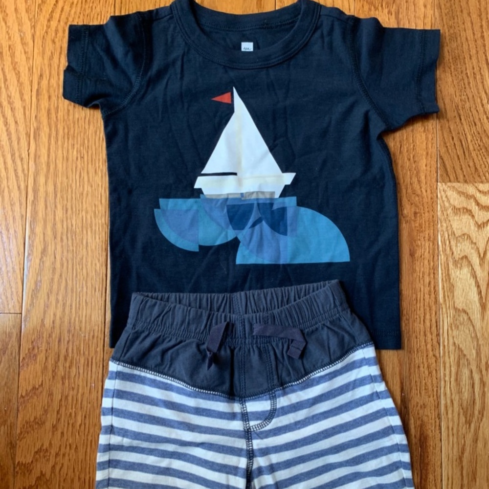 Boy's Tea Collection Shirt & Shorts